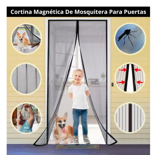 Mosquitera Magnética de cierre automático