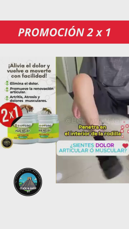 Beevana - Crema dolores y articulaciones "Oferta 2 x 1"
